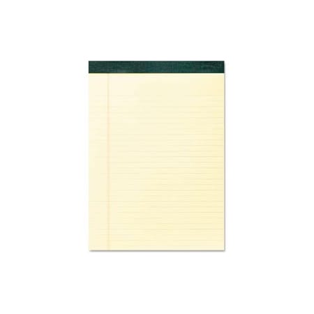 Roaring Spring Paper Products RECYCLED LEGAL PAD, 8 1/2 X 11 3/4 PAD, 8 1/2 X 11 SHEETS, CANARY, 12PK 74712